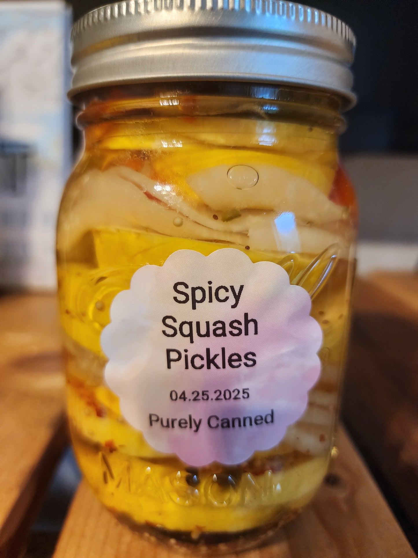 Spicy Pickled Squash