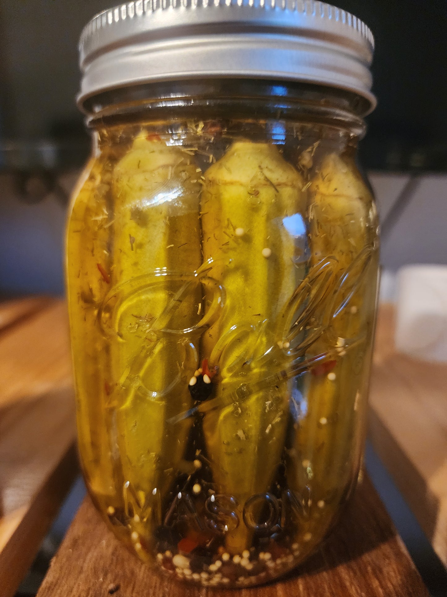 Spicy Pickled Okra
