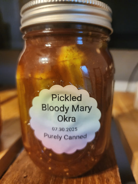 Pickled Bloody Mary Okra