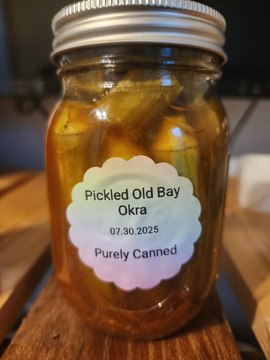 Pickled Old Bay Okra