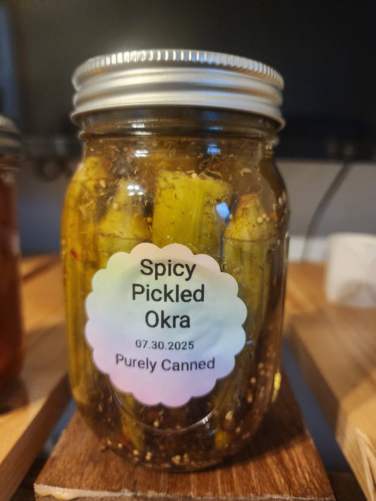 Spicy Pickled Okra